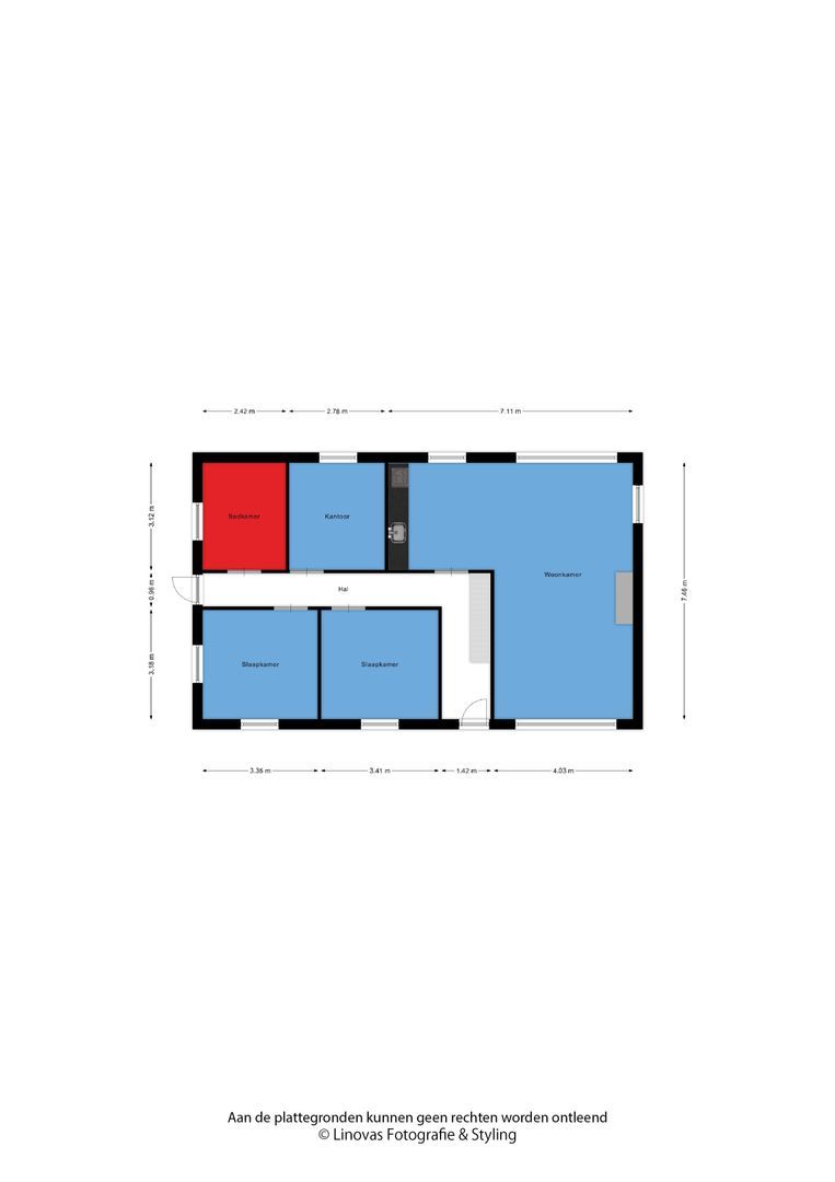 Broekstraat 8, Geffen plattegrond-3