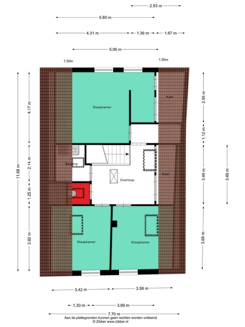 Grootestraat 12, Batenburg plattegrond-1