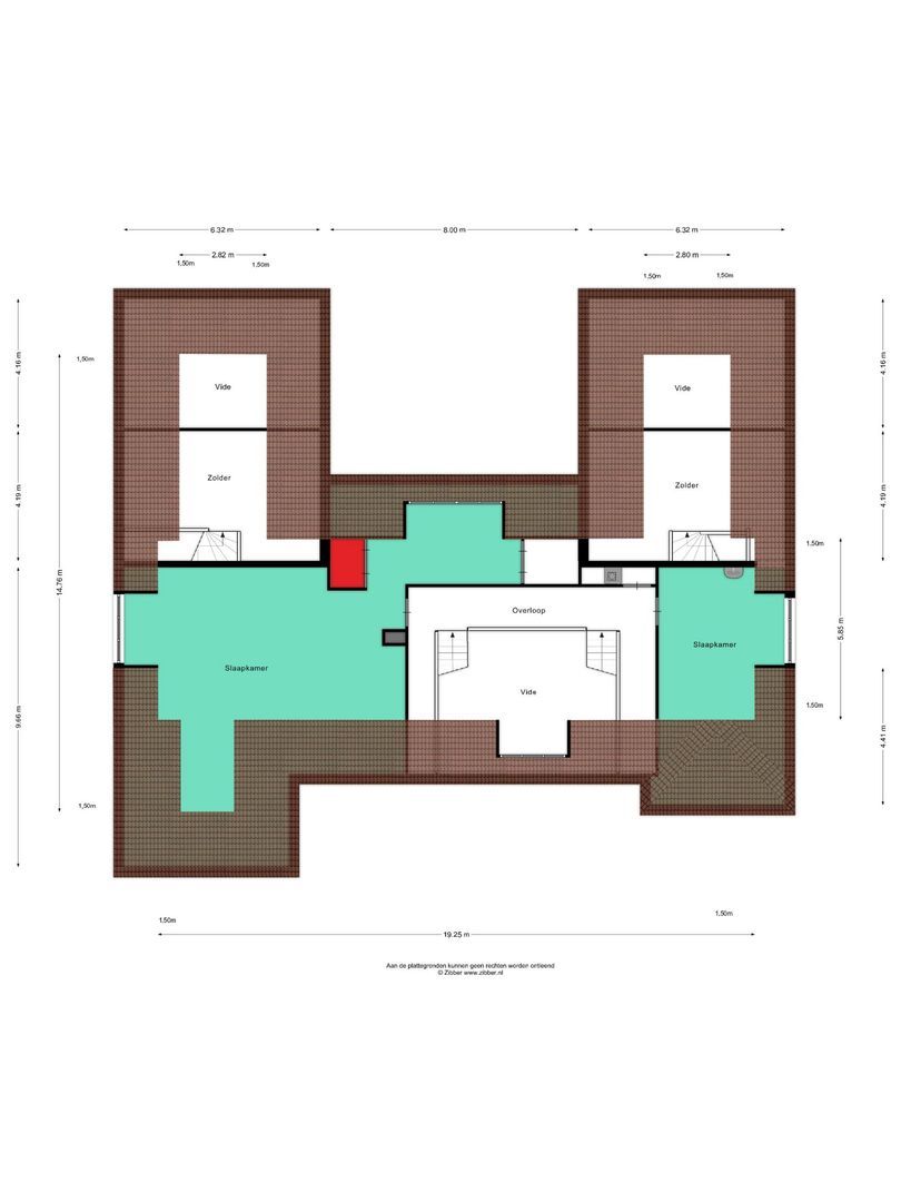 Berkenlaan 19, Oss plattegrond-1