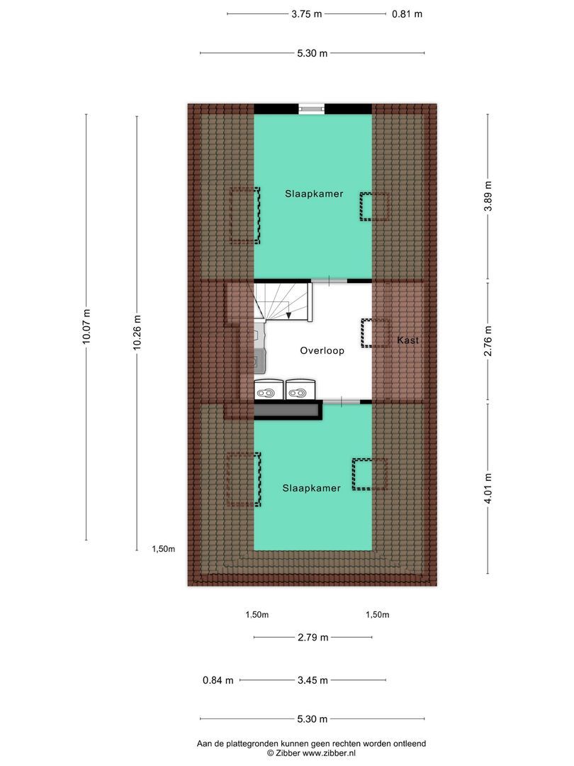 Heuvelwijkstraat 6, Lith plattegrond-2