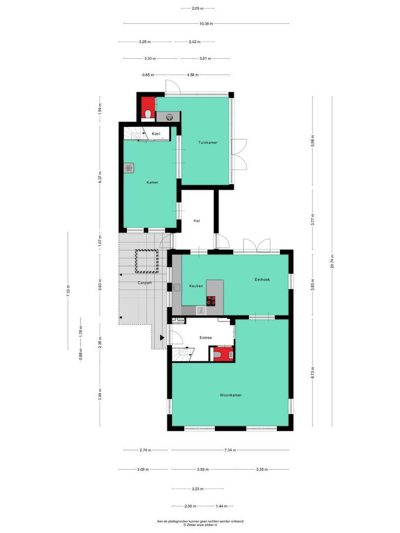 Heuvelwijkstraat 6, Lith plattegrond-0