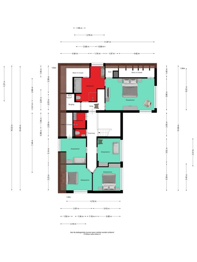 Willibrordusweg 96, Oss plattegrond-3