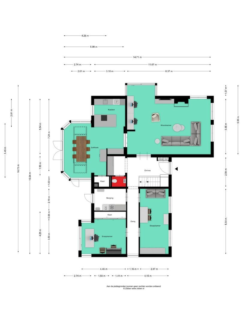 Willibrordusweg 96, Oss plattegrond-1