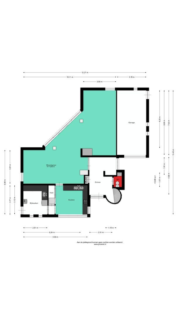 Bachlaan 26, Oss plattegrond-1