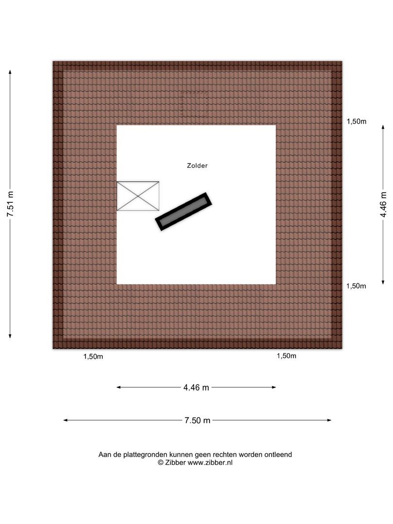 Monseigneur Borretstraat 37 a, Reek plattegrond-2