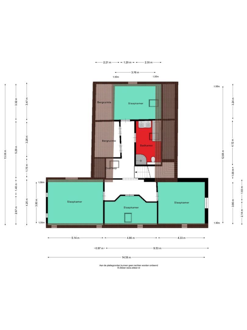 Maasdijk 3, Megen plattegrond-1