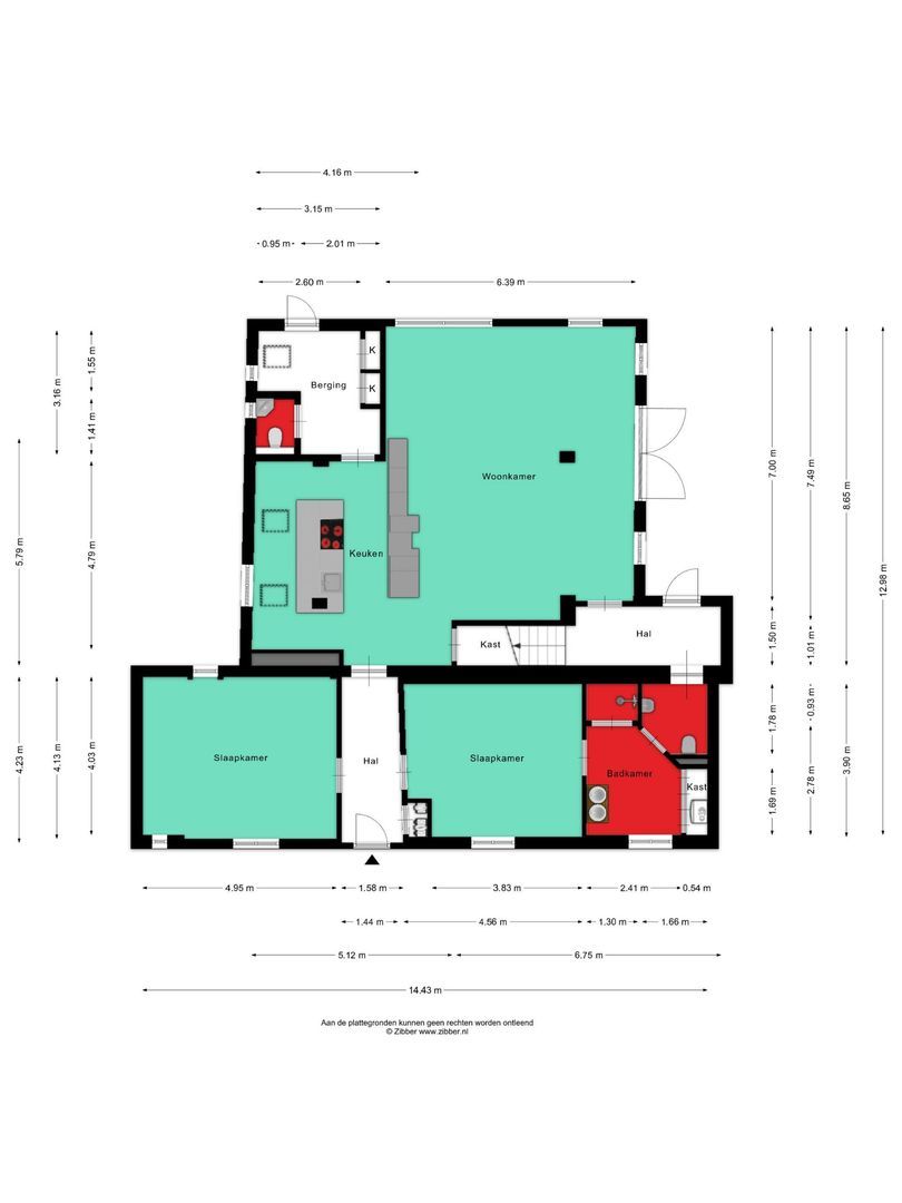 Maasdijk 3, Megen plattegrond-0
