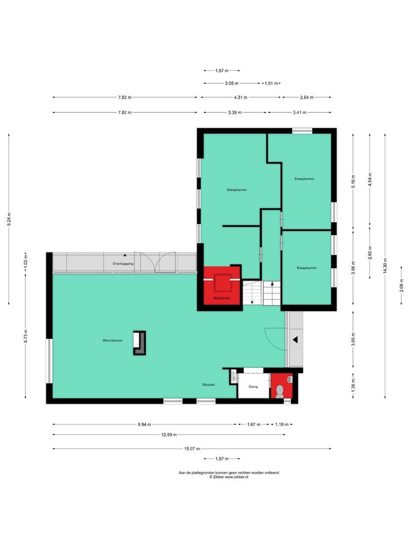 Acacialaan 4, Oss plattegrond-0