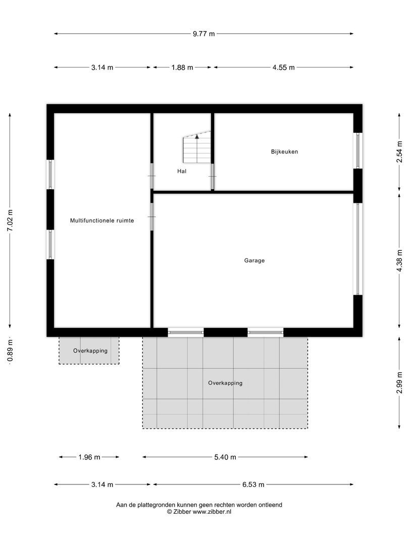 Beukenlaan 9, Heesch plattegrond-1