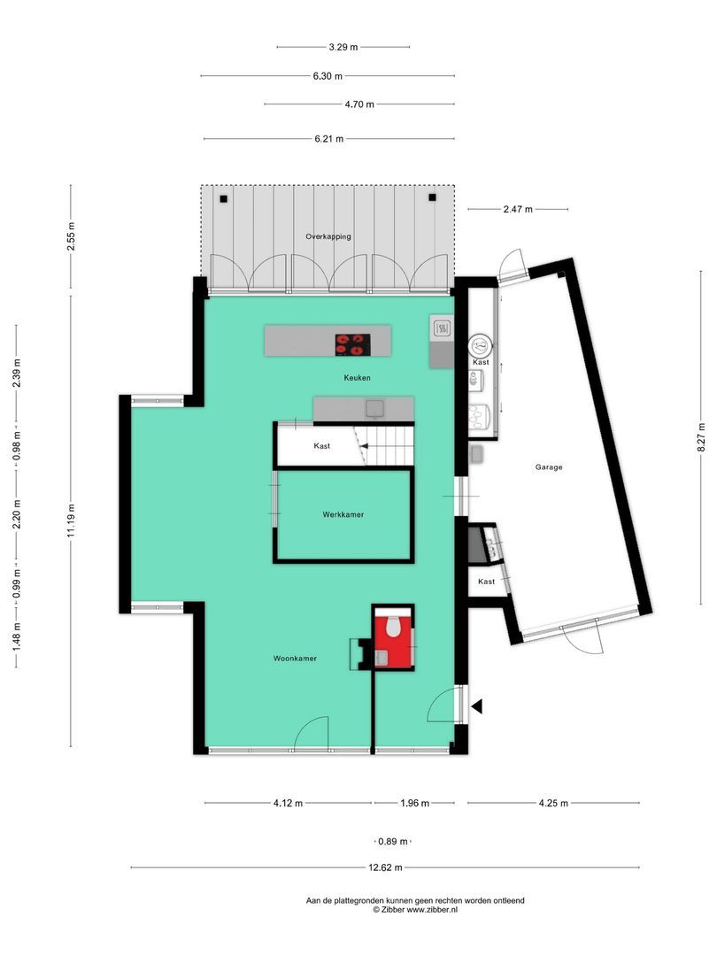 Bekerpad 6, Oss plattegrond-0