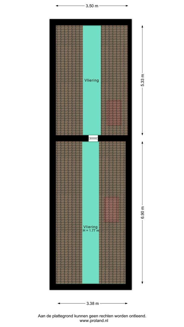 Vossensteeg 1, Overlangel plattegrond-2
