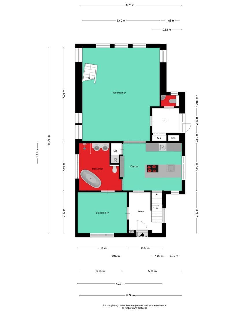 Kromstraat 34, Oss plattegrond-0