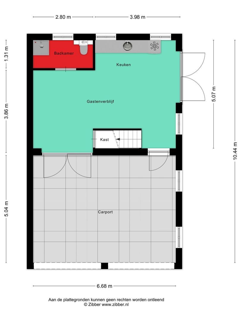 Bernestraat 5, Schaijk plattegrond-2