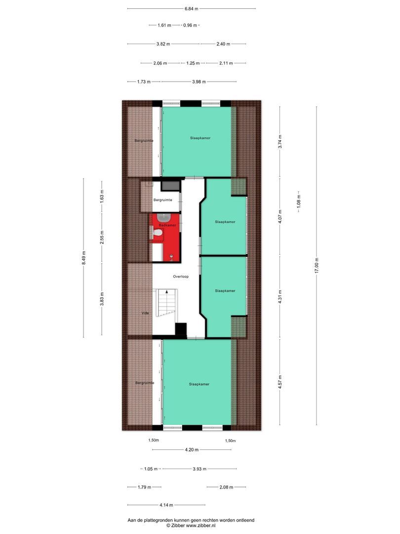 Bernestraat 5, Schaijk plattegrond-1