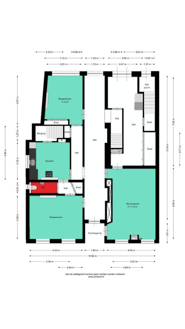 Kolonel Wilsstraat 1, Ravenstein plattegrond-1
