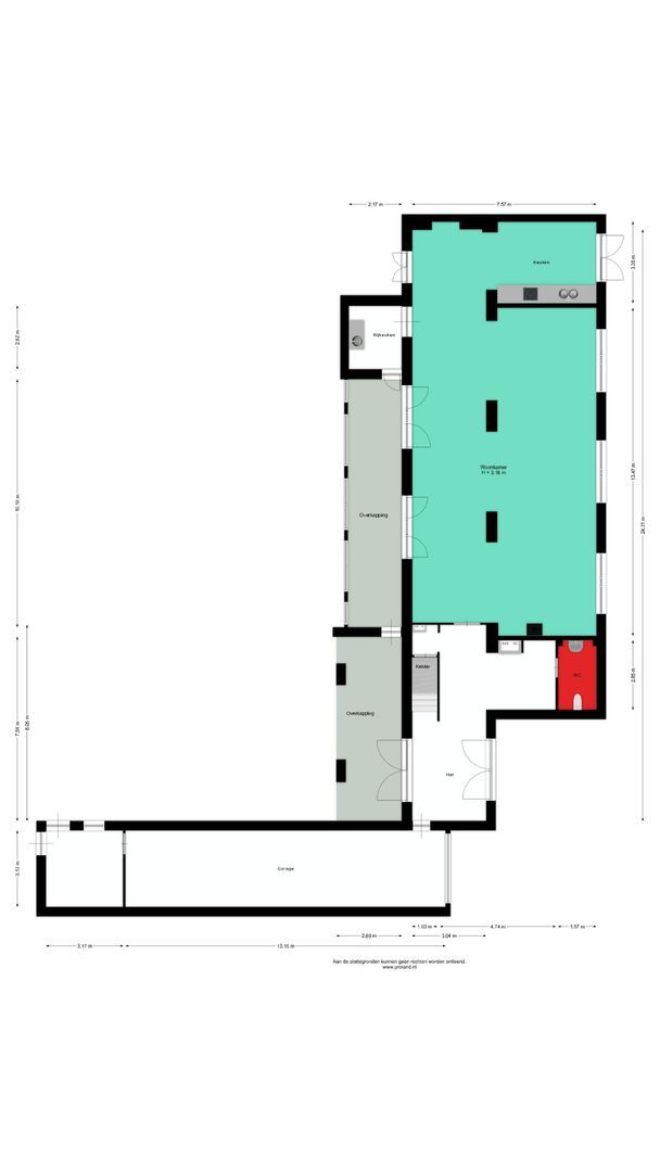 Contre Escarpe 3, Ravenstein plattegrond-0