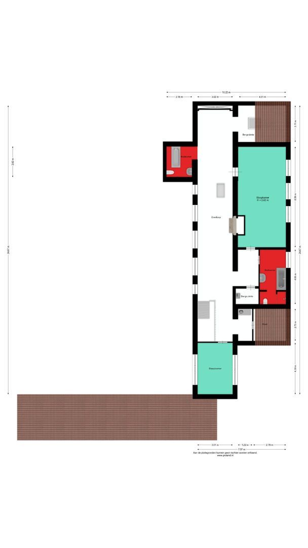 Contre Escarpe 3, Ravenstein plattegrond-2