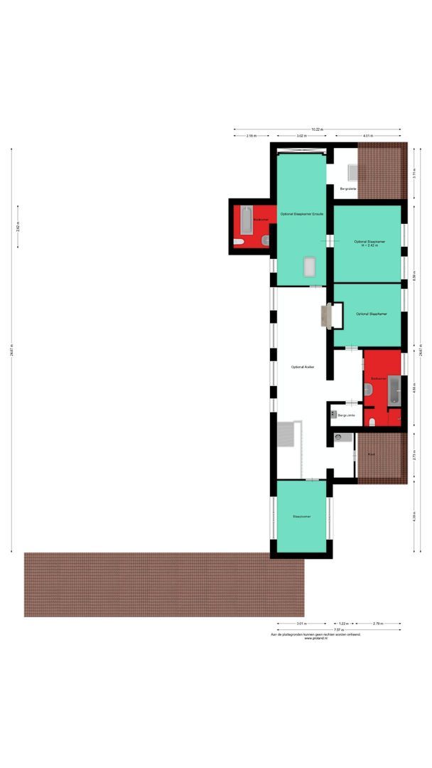 Contre Escarpe 3, Ravenstein plattegrond-1