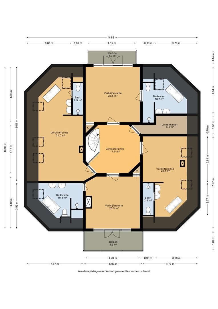 Huisterheide 1, Sint Nicolaasga plattegrond-0