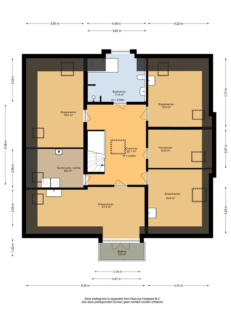 Tsjerkeleane 1, Ingelum plattegrond-4