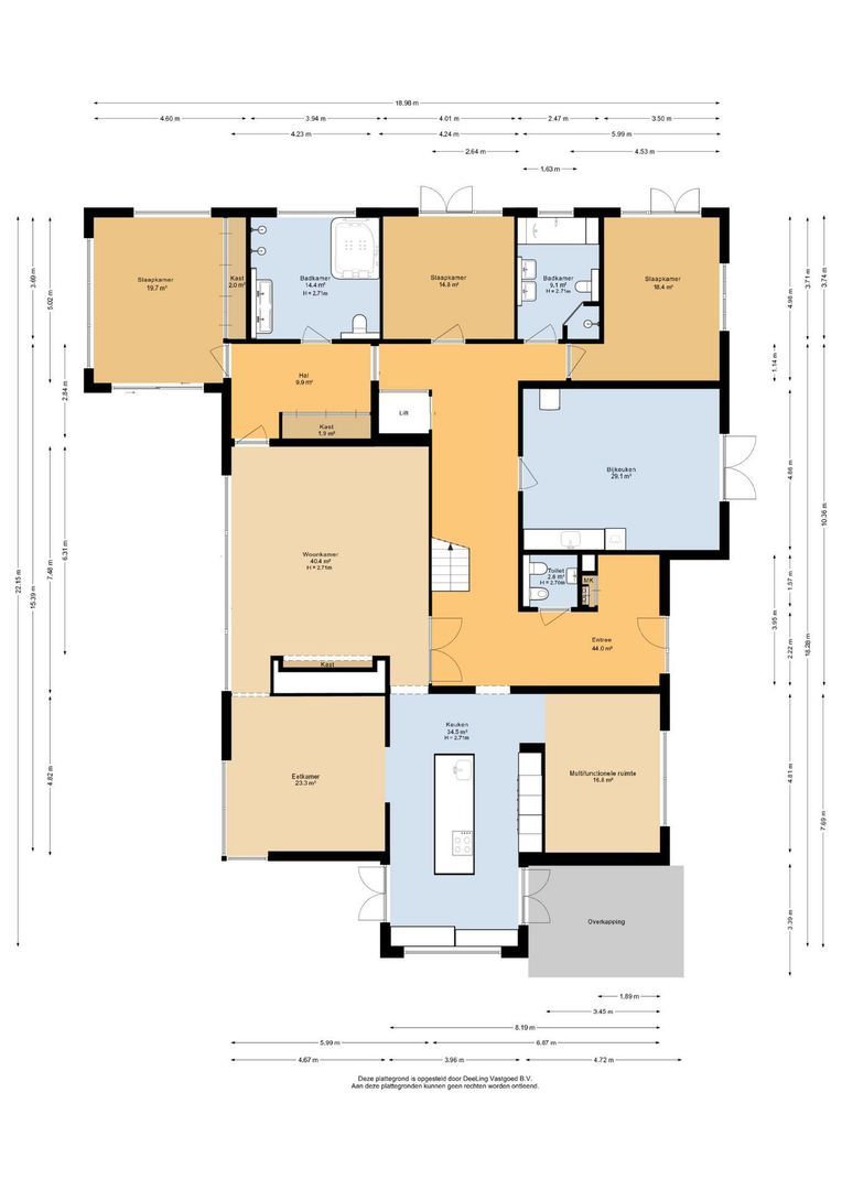 De Liespôle 19, Leeuwarden plattegrond-0