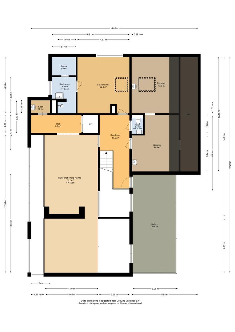 De Liespôle 19, Leeuwarden plattegrond-2