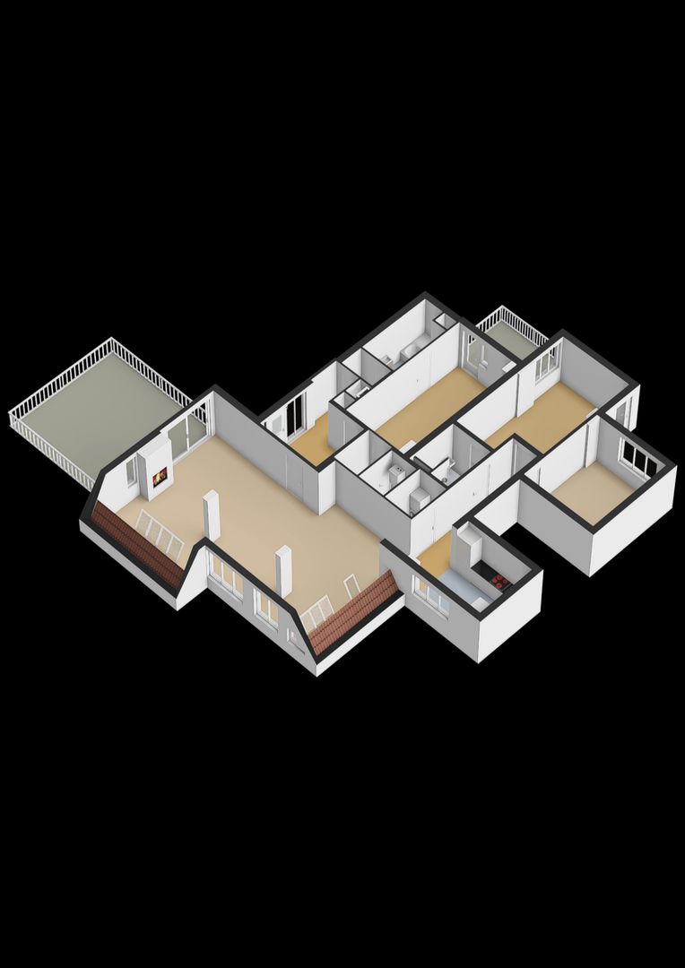 Willemskade 4 d, Leeuwarden plattegrond-1
