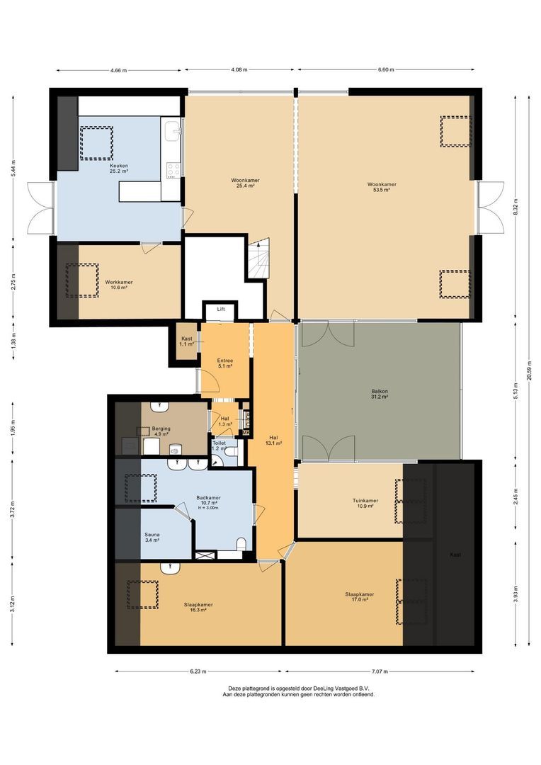 Nieuw Trebol 15, Harlingen plattegrond-0