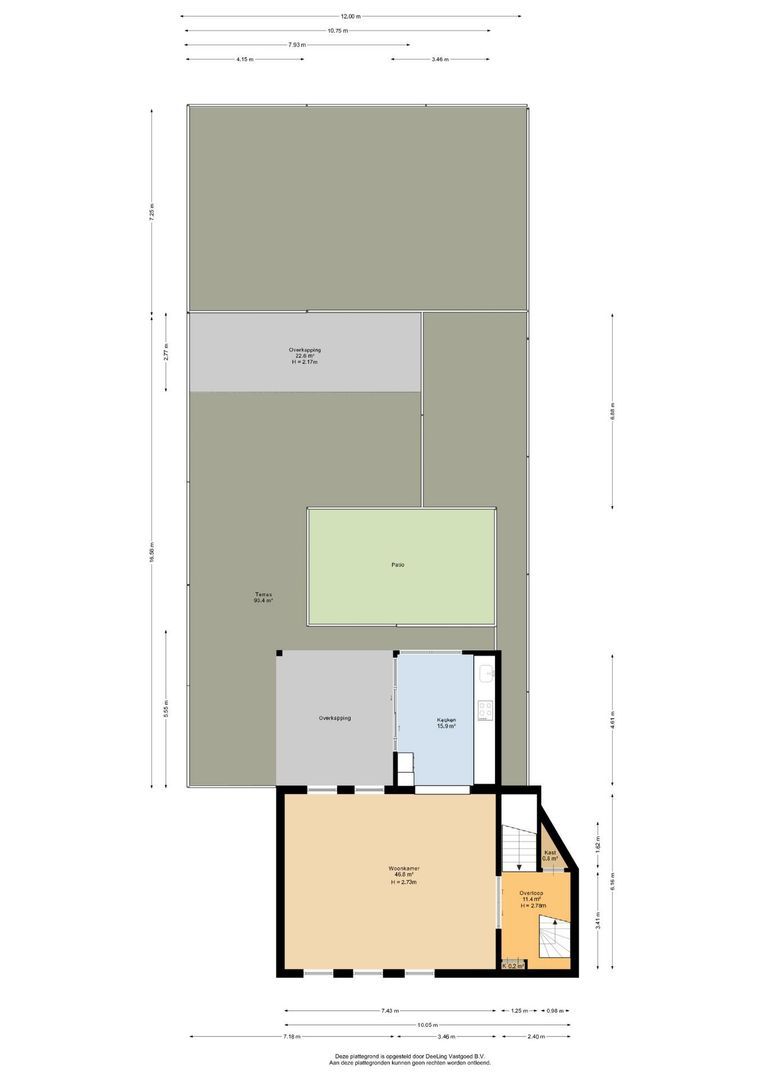 Hoveniersstraat 4, Leeuwarden plattegrond-2