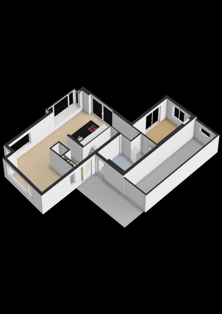 Sjoerdtje Faberhôf 40, Leeuwarden plattegrond-1
