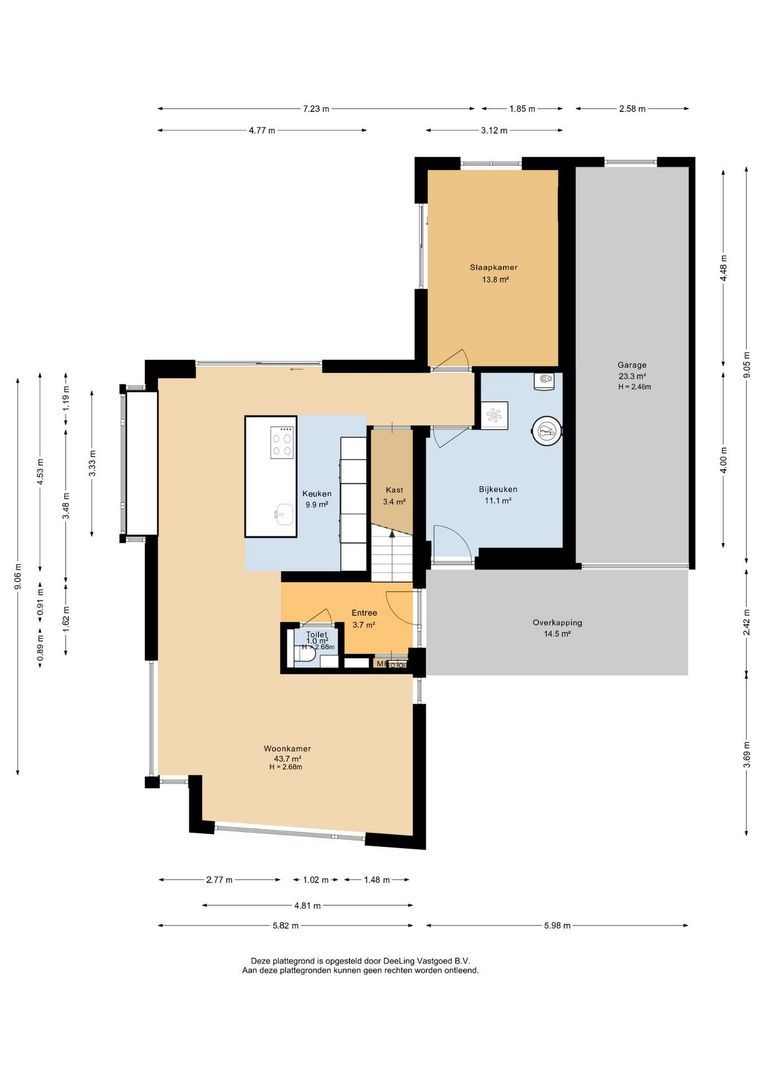 Sjoerdtje Faberhôf 40, Leeuwarden plattegrond-0