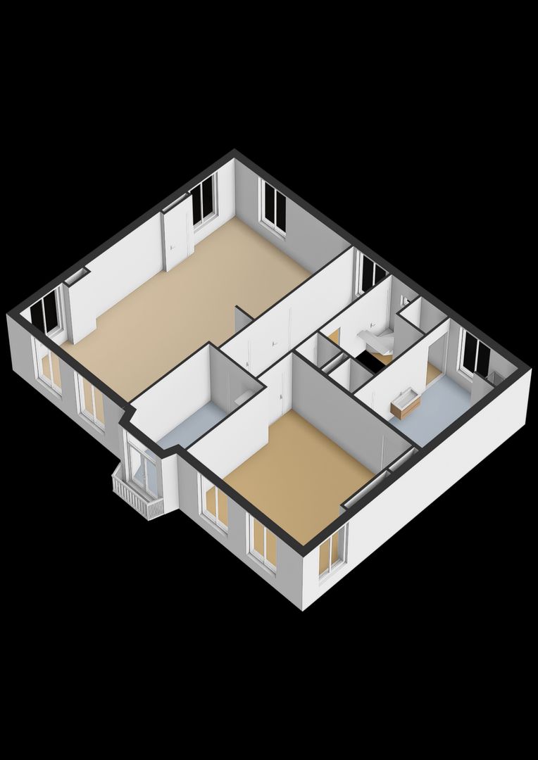 Dorpsstraat 50, Schalsum plattegrond-3