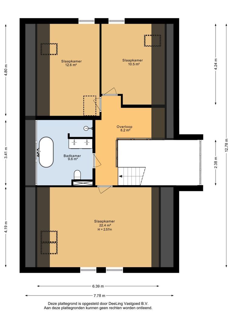 Molenweg 4, Hitzum plattegrond-1
