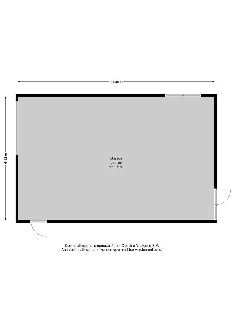 Molenweg 4, Hitzum plattegrond-4
