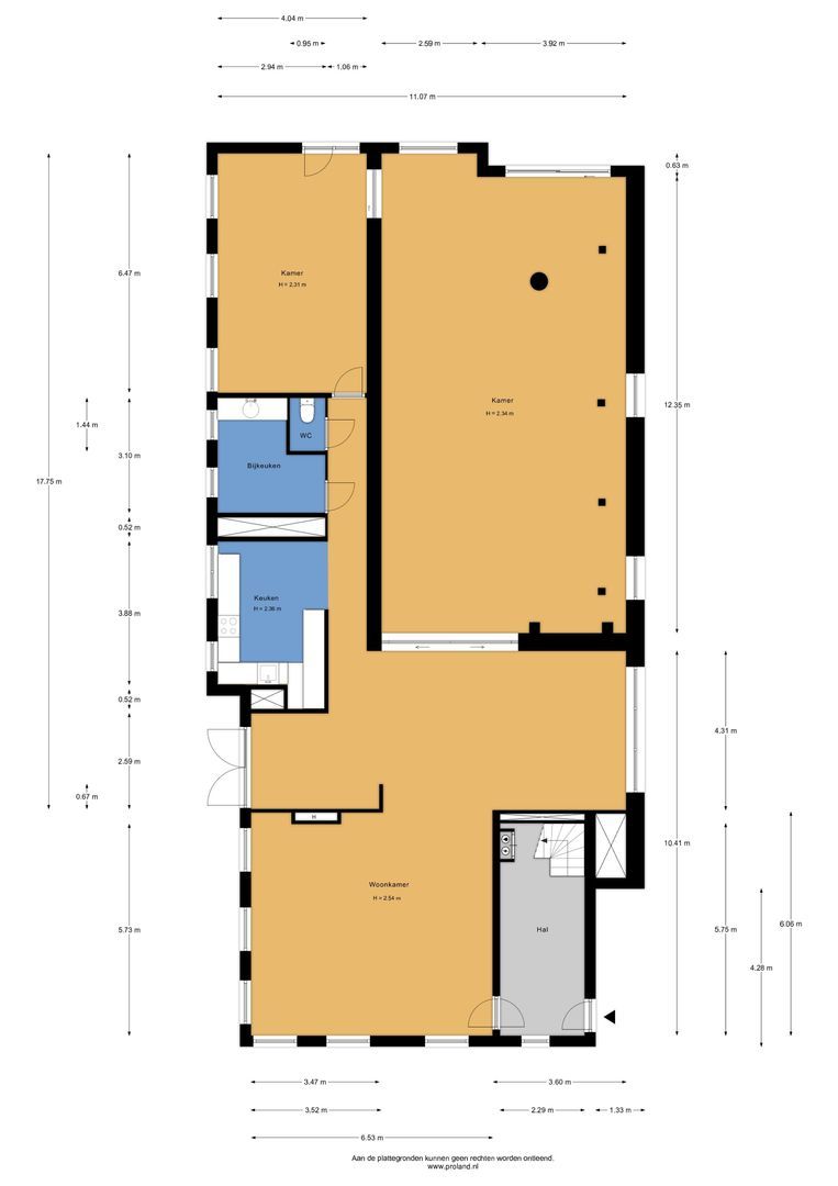 Wergeasterdyk 44, Goutum plattegrond-0