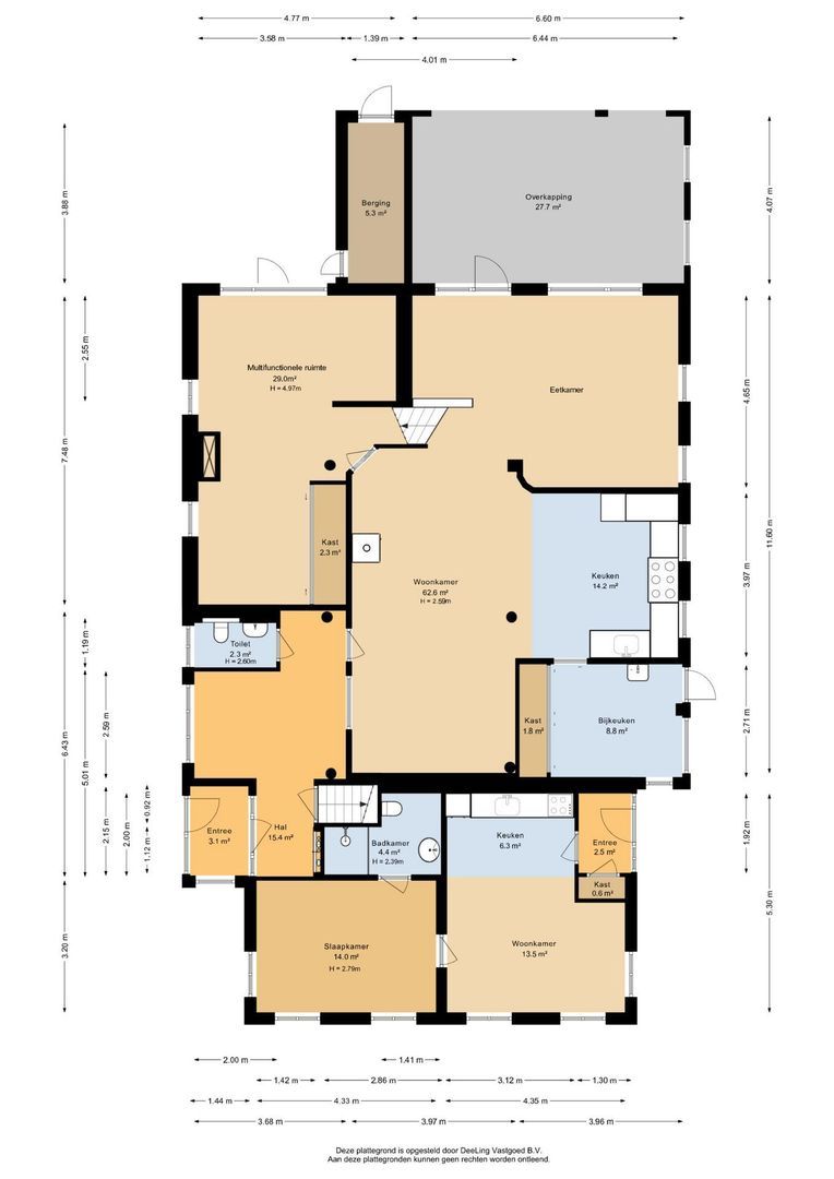Harstewei 14, Sumar plattegrond-0