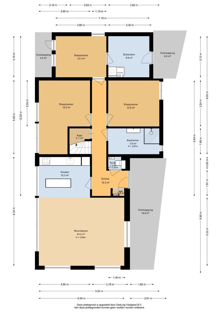 Sjoerdtje Faberhôf 39, Leeuwarden plattegrond-0
