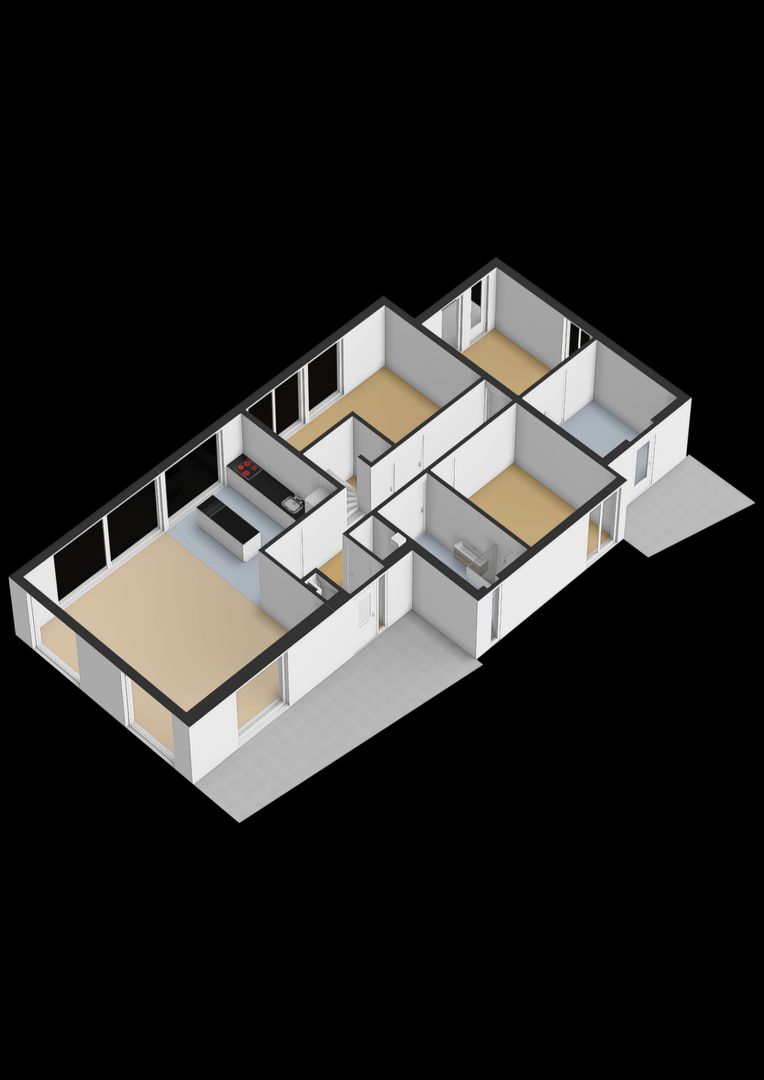 Sjoerdtje Faberhôf 39, Leeuwarden plattegrond-1