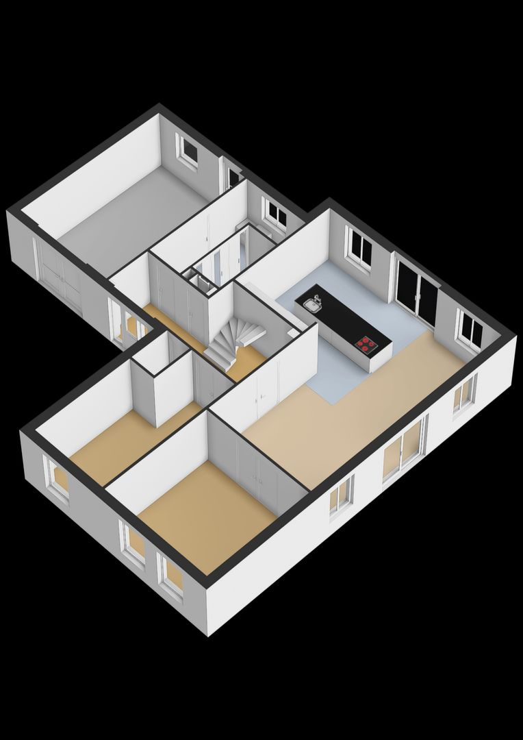 Antje Schaaplân 4, Leeuwarden plattegrond-1