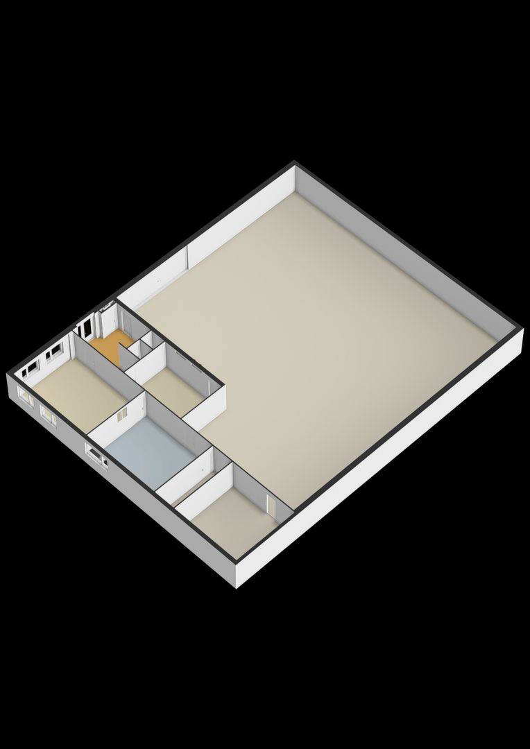 Middelweg-Oost 151, St.-Annaparochie plattegrond-3