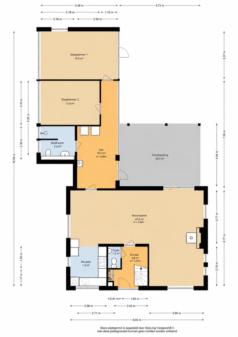 Middelweg-Oost 151, St.-Annaparochie plattegrond-0