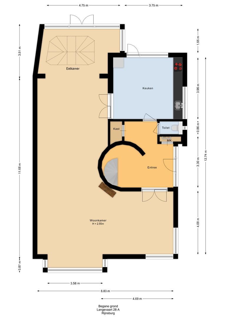 Langevaart 28 A, Rijnsburg foto-42