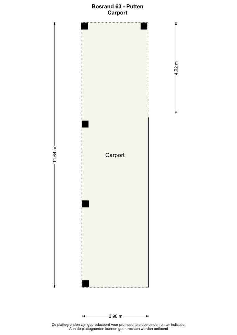 Bosrand 63, Putten plattegrond-4
