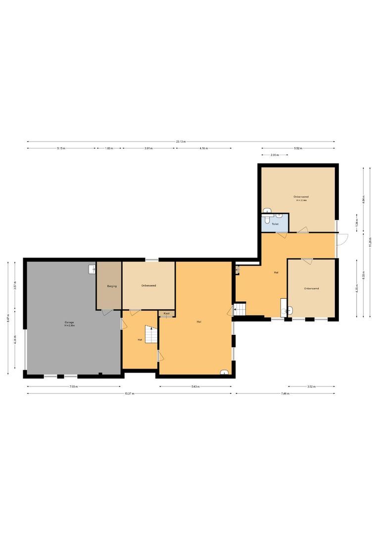 Dr L E van Hoornlaan 16, Garderen plattegrond-3