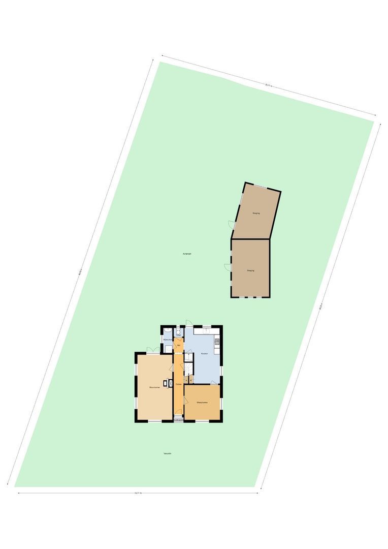 Postweg 5, Putten plattegrond-0