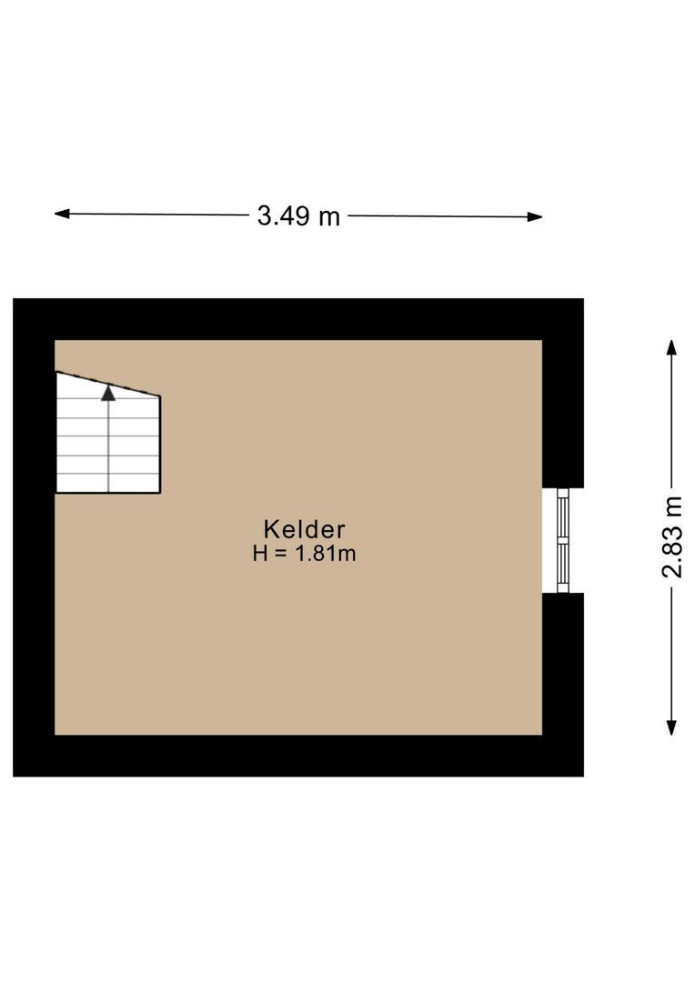 Postweg 5, Putten plattegrond-3