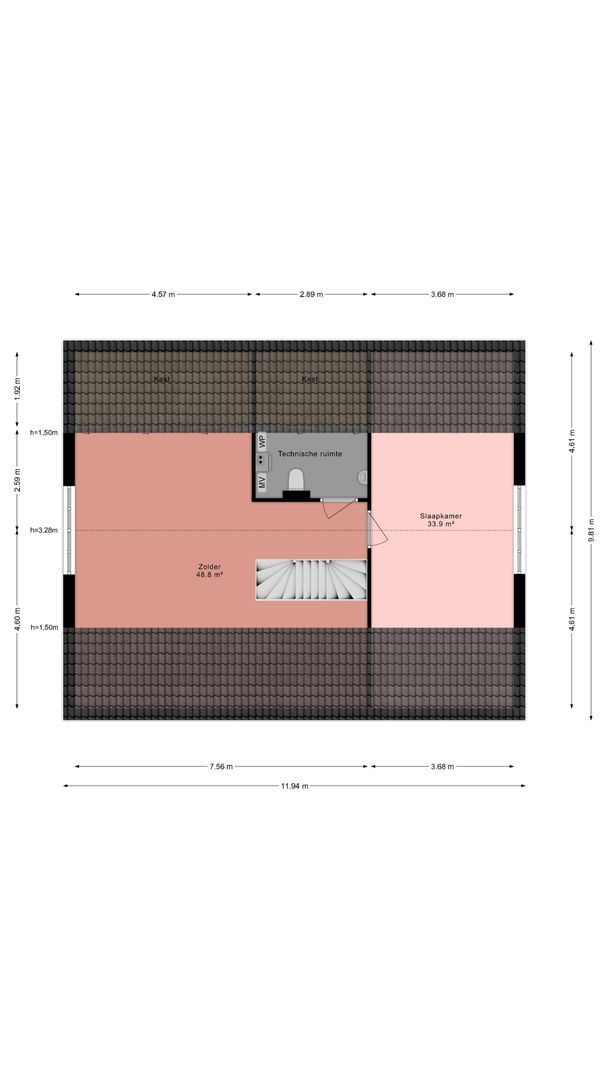 Noordersingel 29, Voorthuizen plattegrond-3