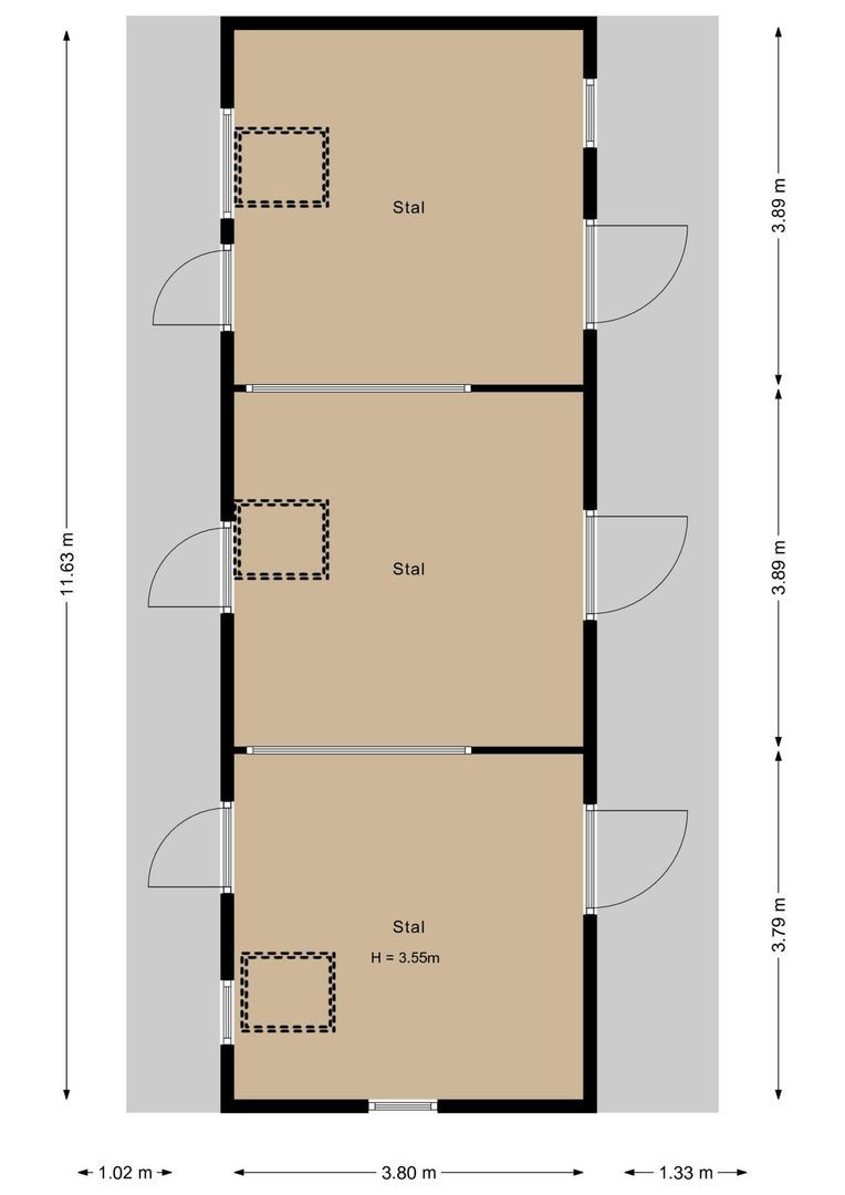 Veenhuizerveldweg 15, Putten plattegrond-3
