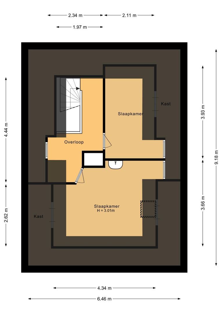 Papiermakerstraat 22, Putten plattegrond-5