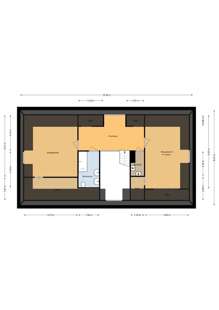 Dr L E van Hoornlaan 16, Garderen plattegrond-2